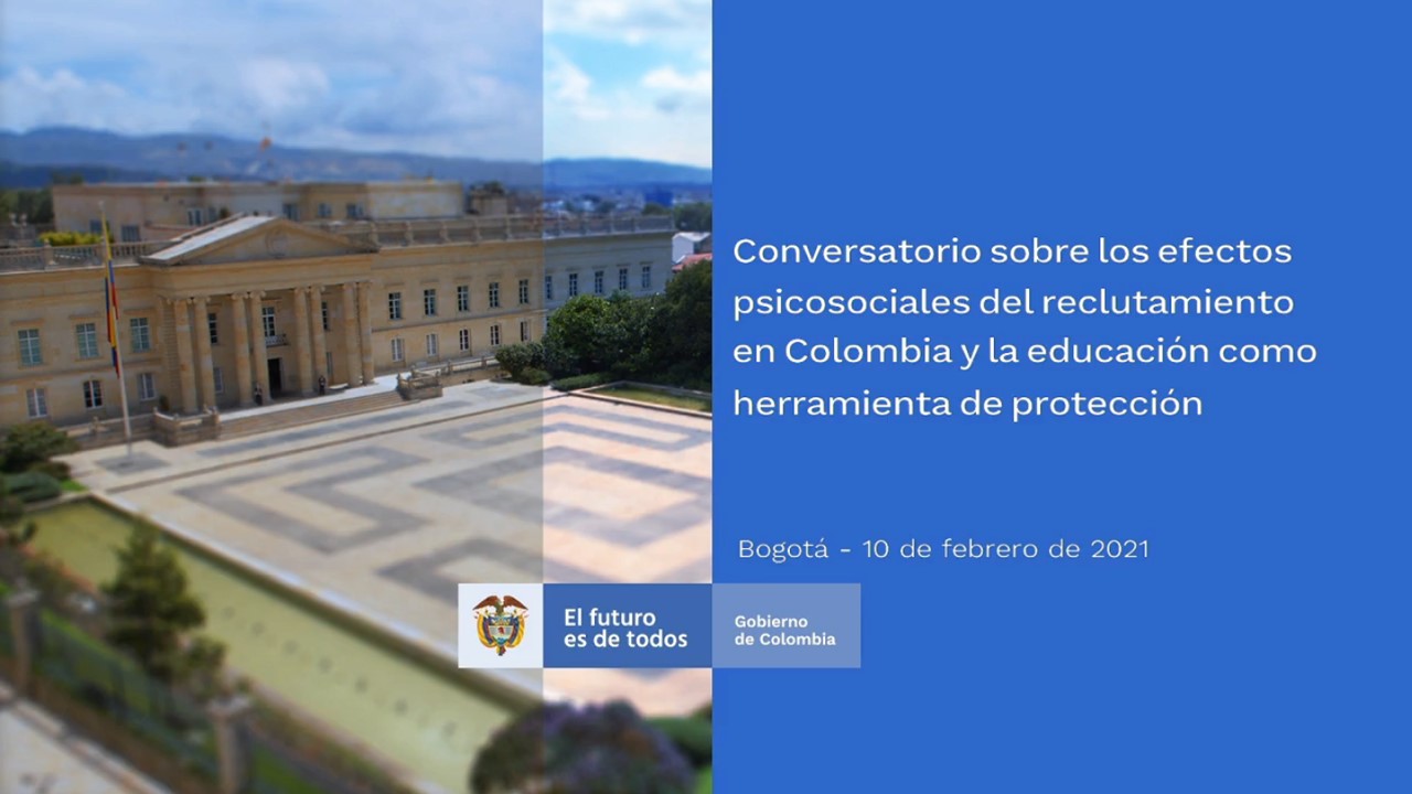 Rector Hugo González invitado en conversatorio de la Consejería Presidencial de los Derechos Humanos