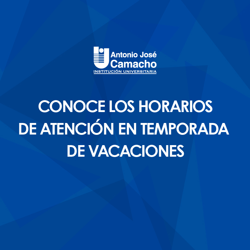 Horario de atención en temporada de vacaciones