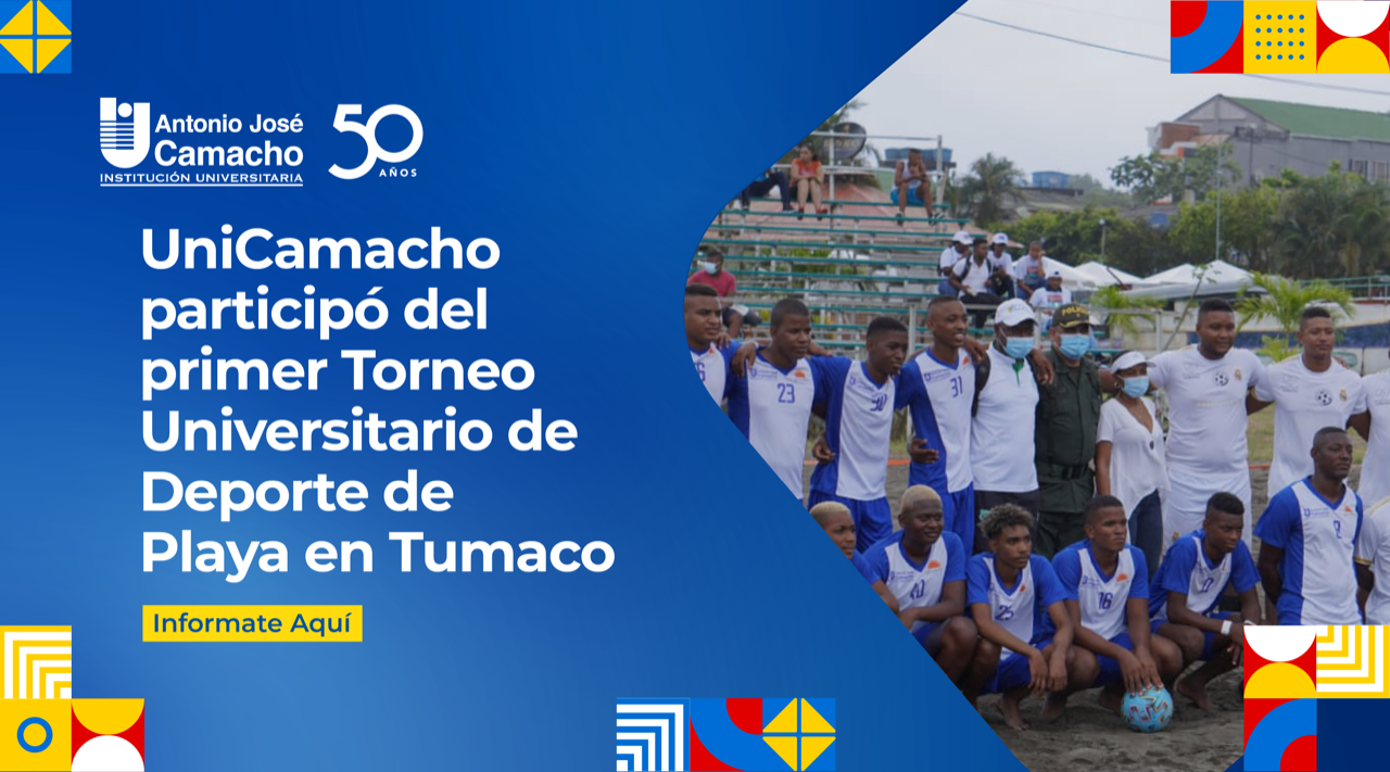 UniCamacho participó del primer Torneo Universitario de Deporte de Playa en Tumaco