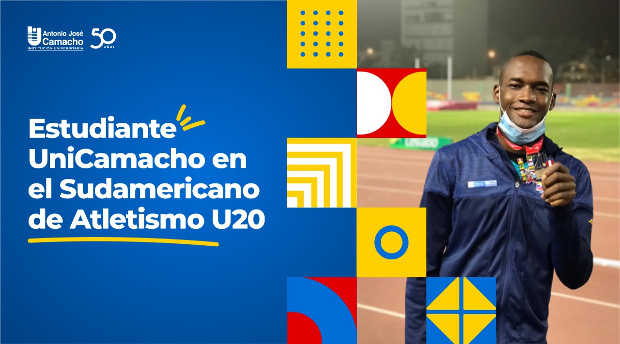 Estudiante UniCamacho en el Sudamericano de Atletismo U20