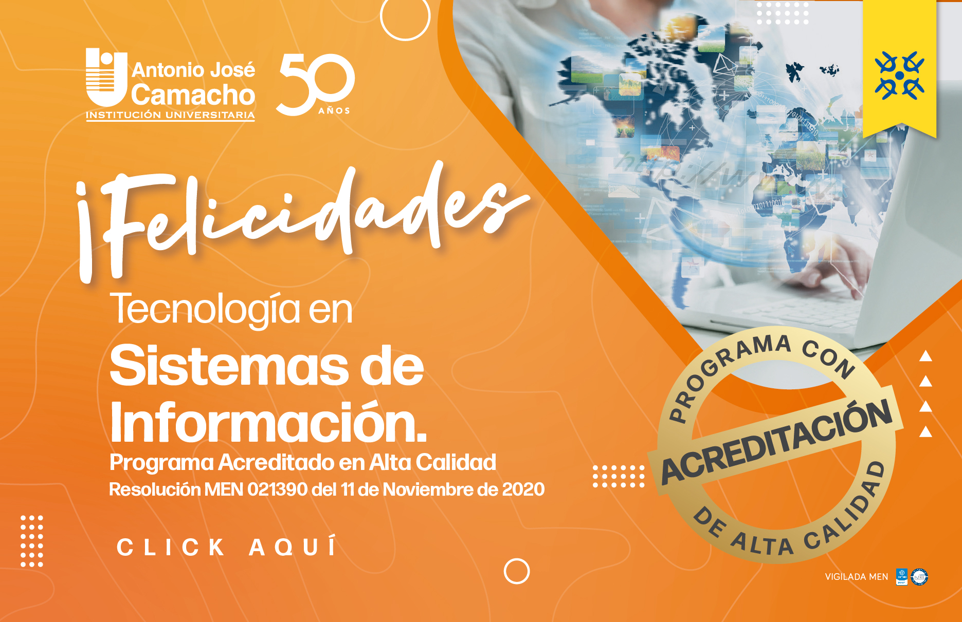 Acreditación de Alta Calidad para el Programa de Tecnología en Sistemas de Información