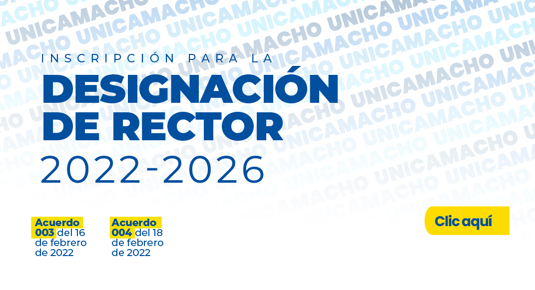 Inscripciones Abiertas para Designación de Rector