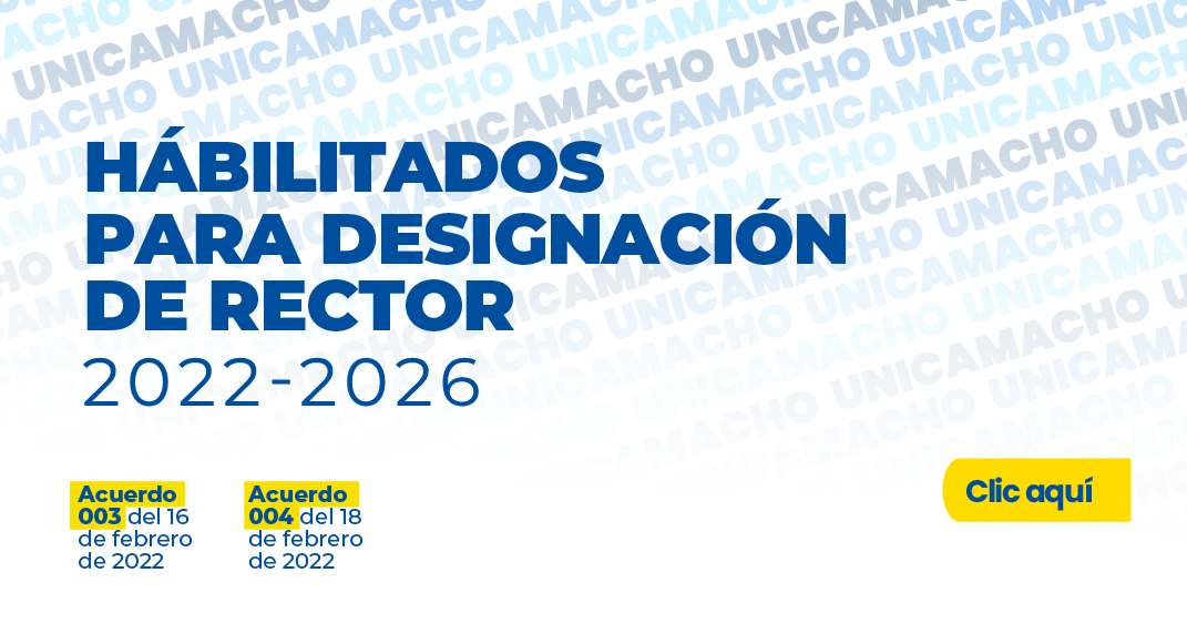 Estos son los Hábilitados para Designación Rector