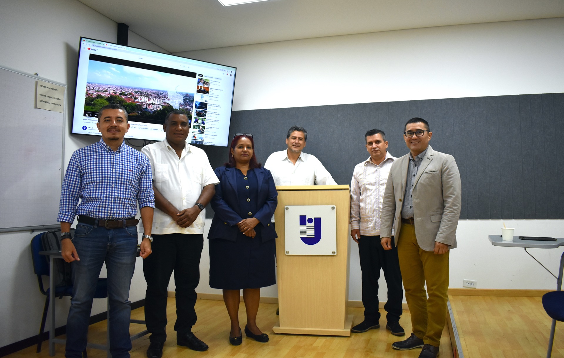 Visita de la Universidad de las Ciencias Informaticas de Cuba.