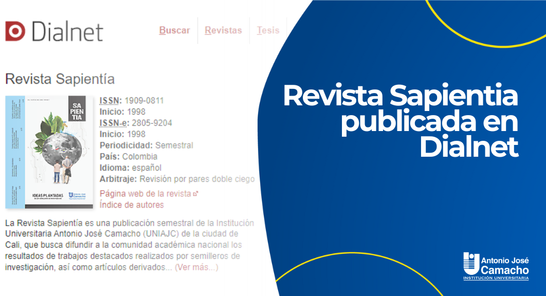 Revista Sapientia publicada en Dialnet