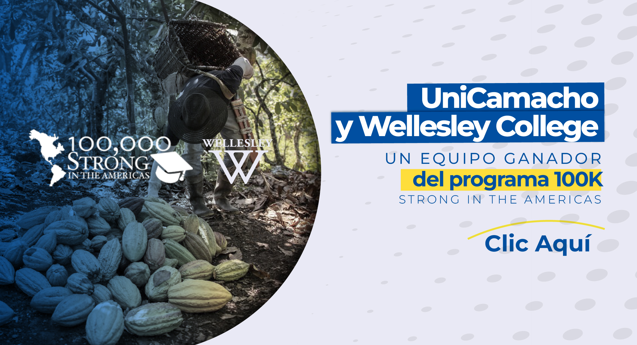 ¡Fuimos seleccionados! Convocatoria Cacao for Peace programa 100K Strong in the Americas