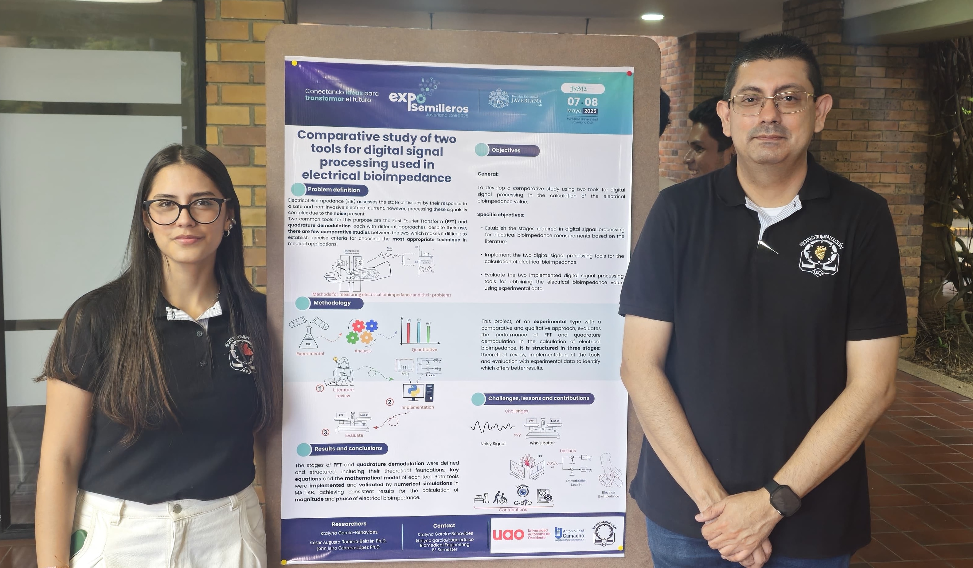 Profesor de Unicamacho se destaca en ExpoSemilleros Javeriana Cali 2025