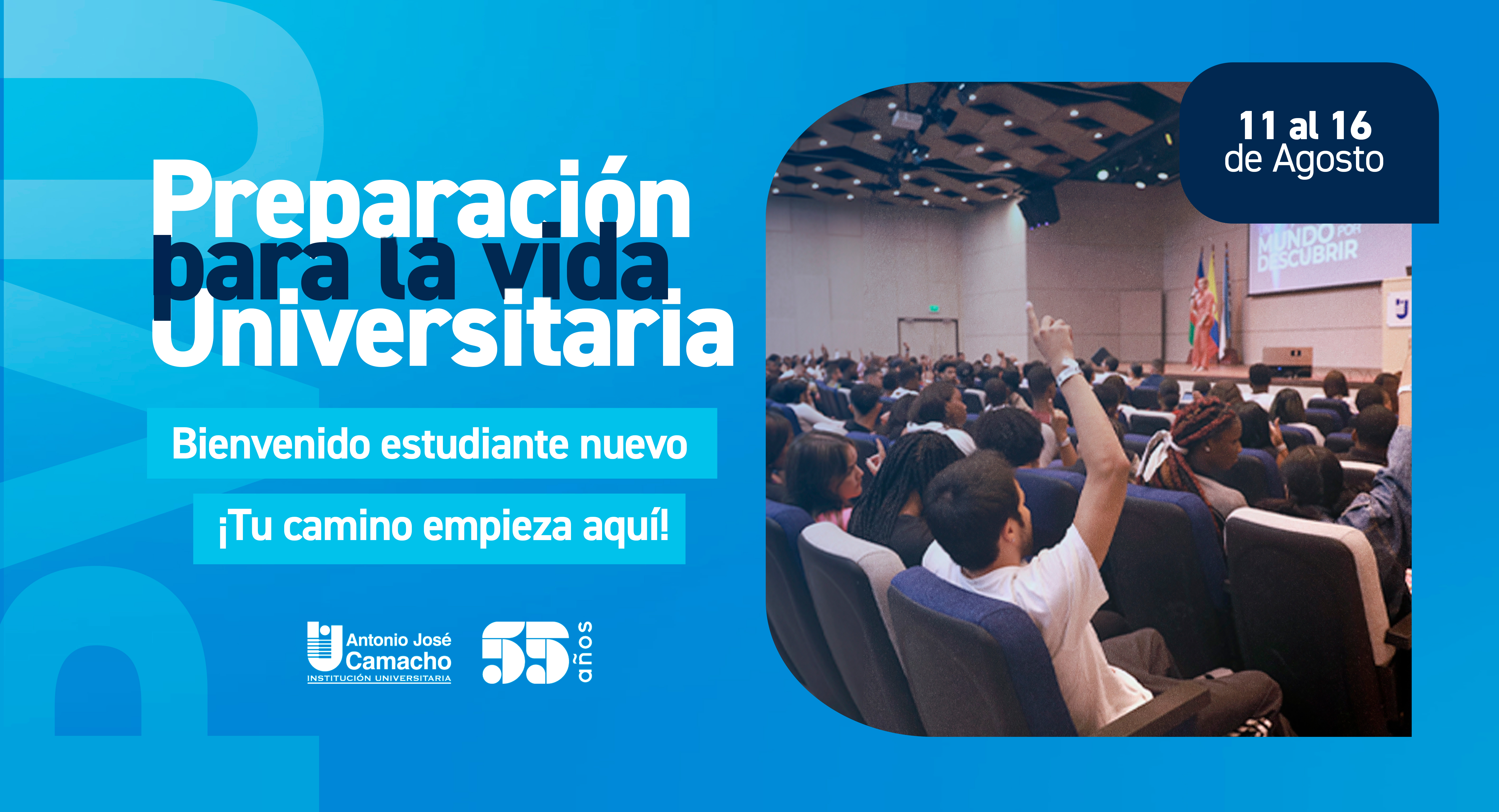Estudiantes de primer semestre llegó el momento de empezar tu vida universitaria ¡Prográmate con el PVU!
