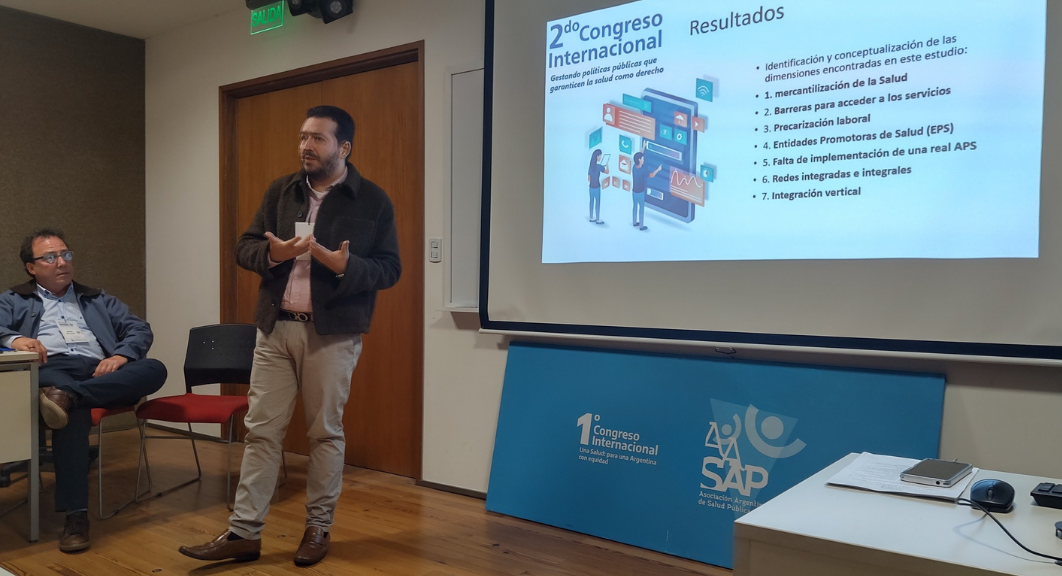 Docente es premiado en II Congreso Internacional de Salud Pública