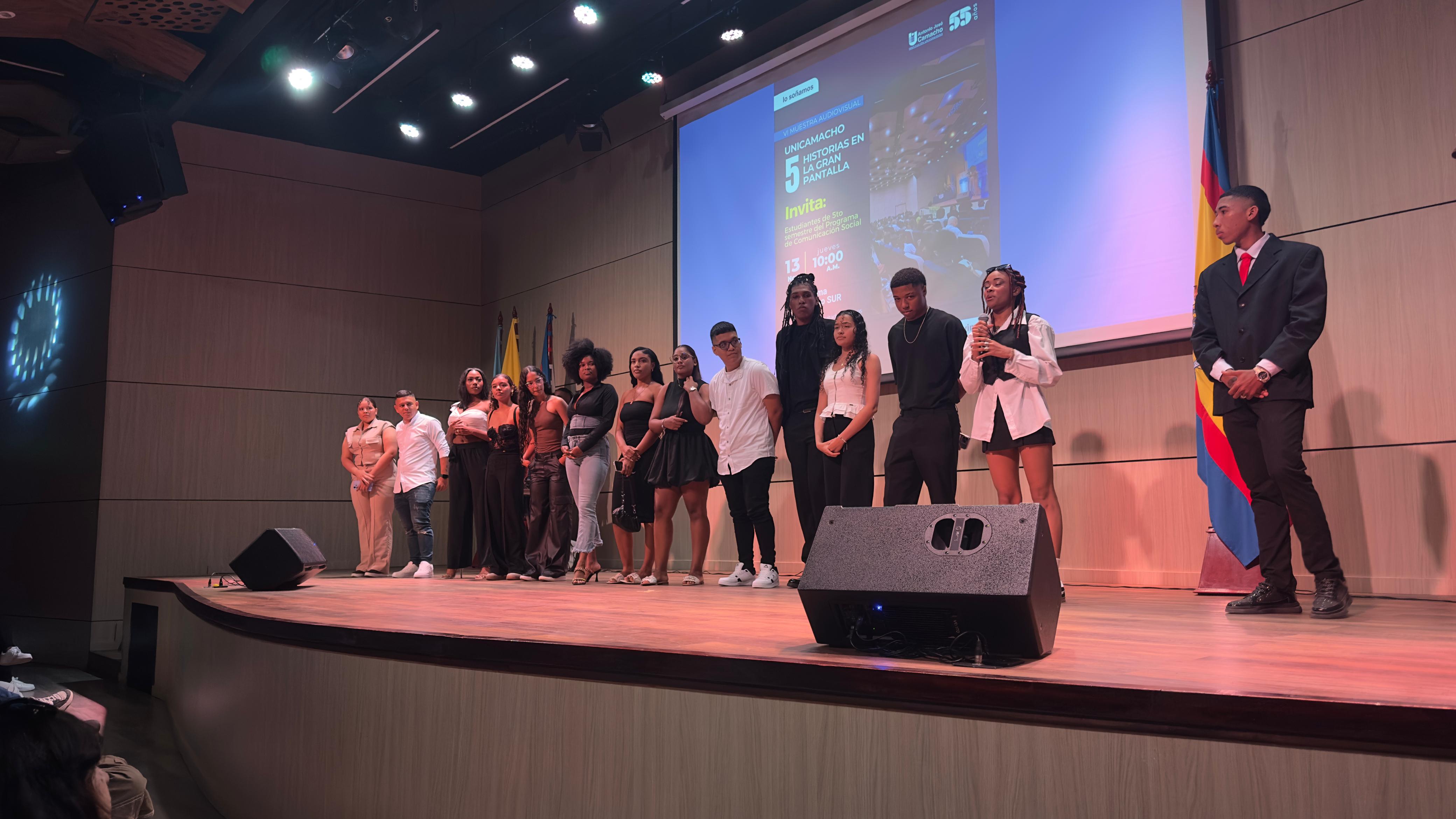 Talento Unicamacho en Pantalla: Muestra de Cortos Audiovisuales del V Semestre de Comunicación Social